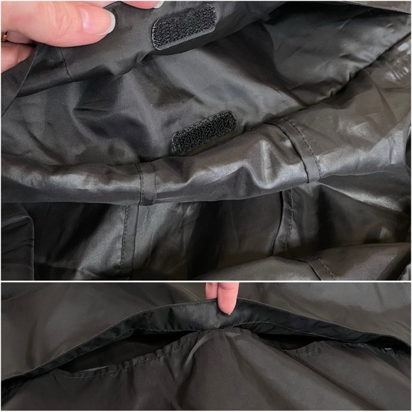 Puma Black White Logo Packable Hood Windbreaker Jacket - Picture 14 of 16